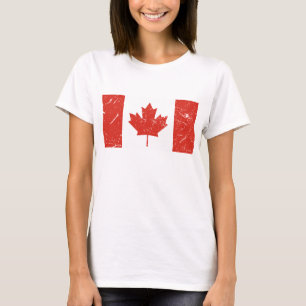 Vlag van Canada Vrouwen T-shirt