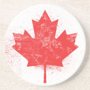 Vlag van Canada Zandsteen Onderzetter