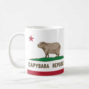 Vlag van Capybara Republic Koffiemok