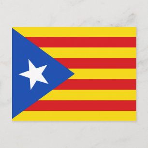 Vlag van Catalonië Briefkaart