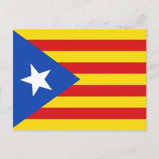 Vlag van Catalonië Briefkaart