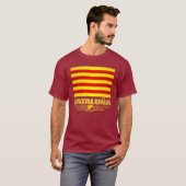 Vlag van Catalonië (Catalonië) T-shirt (Voorkant volledig)