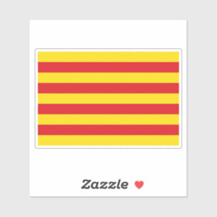 Vlag van Catalonië Sticker