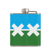 Vlag van Cedar Park, Texas Heupfles (Achterkant)