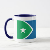 Vlag van Cedar Rapids, Iowa Mok (Links)