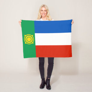 Vlag van Chakassië Fleece Deken