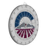 Vlag van Chandler, Arizona Dartbord (Voorkant Links)