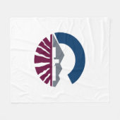 Vlag van Chandler, Arizona Fleece Deken (Voorkant (Horizontaal))