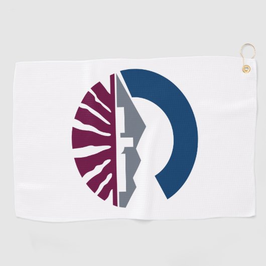 Vlag van Chandler, Arizona Golfhanddoek (Horizontaal)