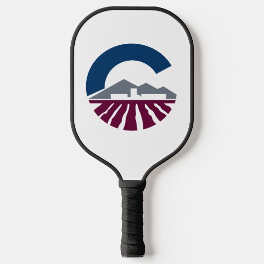 Vlag van Chandler, Arizona Pickleball Paddle (Voorkant)