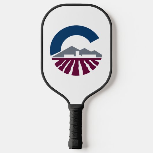 Vlag van Chandler, Arizona Pickleball Paddle (Achterkant)