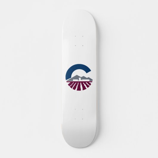 Vlag van Chandler, Arizona Skateboard (Voorkant)