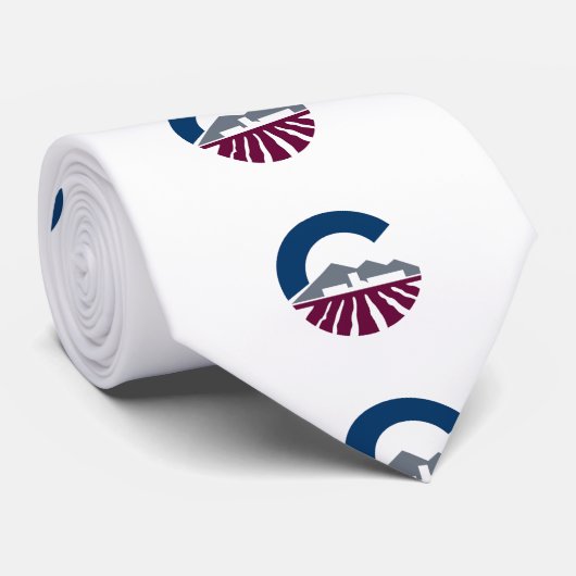 Vlag van Chandler, Arizona Stropdas (Opgerold)