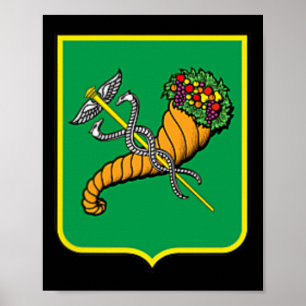 Vlag van Charkov Oekraïne Oekraïense trots Poster