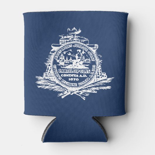 Vlag van Charleston, Koelbox van South Carolina Blikjeskoeler (Voorkant)