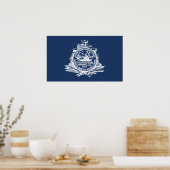 Vlag van Charleston, South Carolina Poster (Keuken)
