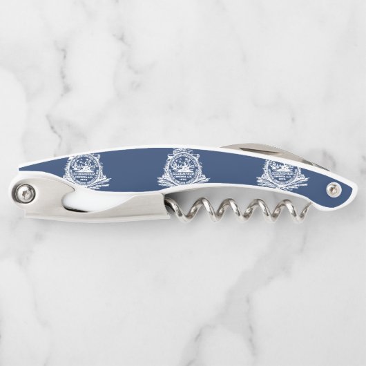 Vlag van Charleston, Zuid-Carolina Waiter's Korksc Kurkentrekker (Voorkant)