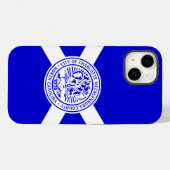 Vlag van Charlotte, North Carolina Case-Mate iPhone Case (Achterkant (horizontaal))