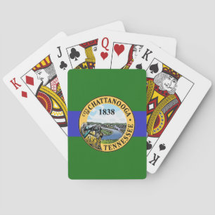 Vlag van Chattanooga, Afstuderen van Tennessee Pokerkaarten