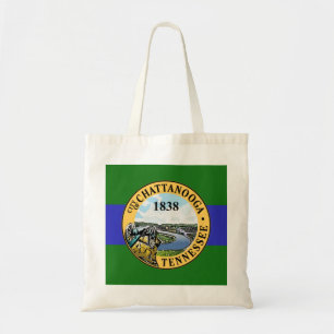 Vlag van Chattanooga, Tennessee Canvas tas