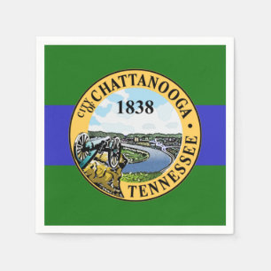 Vlag van Chattanooga, Tennessee Servet