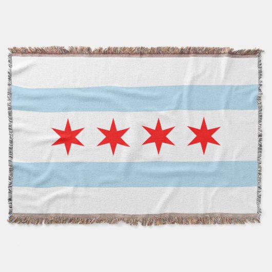 Vlag van Chicago Deken (Voorkant)