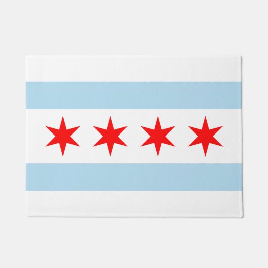 vlag van Chicago Deurmat (Voorkant)