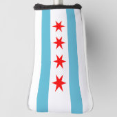 vlag van Chicago Golfheadcover (Draai 90)