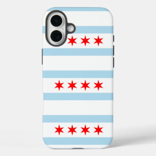 Vlag van Chicago, Illinois iPhone 16 Plus Hoesje