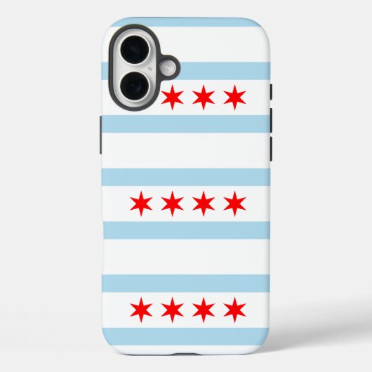 Vlag van Chicago, Illinois Case-Mate iPhone Case (Achterkant)
