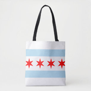 Vlag van Chicago, Illinois Draagtas