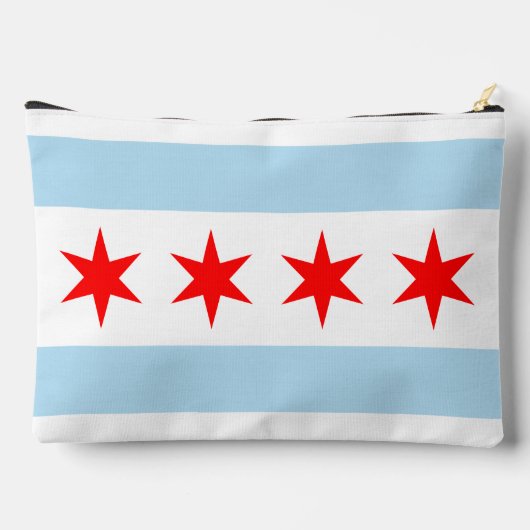 Vlag van Chicago, Illinois Etui (Achterkant)