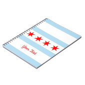 Vlag van Chicago, Illinois Notitieboek (Linkerzijde)
