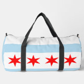 Vlag van Chicago, Illinois Plunjezak (Voorkant)