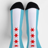 vlag van Chicago (Illinois) Sokken (Top)