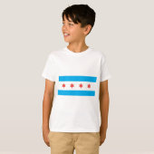 vlag van Chicago T-shirt (Voorkant volledig)