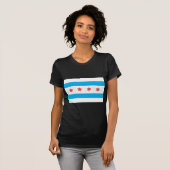 vlag van Chicago T-shirt (Voorkant volledig)