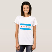 vlag van Chicago T-shirt (Voorkant volledig)