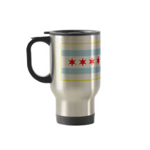 Vlag van Chicago Travel Mug