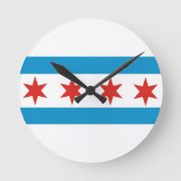 vlag van Chicago Verenigde Staten Amerika Verenigd