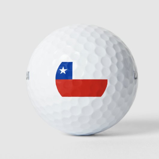 vlag van Chili Golfballen (Voorkant)