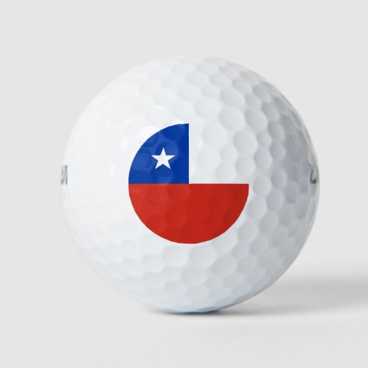Vlag van Chili Golfballen (Voorkant)