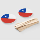 Vlag van Chili Handwaaier (Niet-gemonteerd)