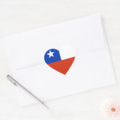 vlag van Chili Hart Sticker (Envelop)