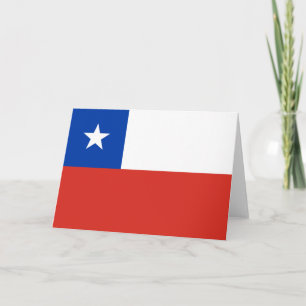 vlag van Chili Kaart