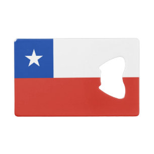 Vlag van Chili Kredietkaart Flessenopener