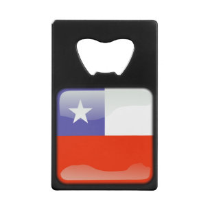 Vlag_van_Chili Kredietkaart Flessenopener