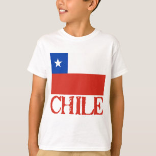 vlag van Chili met de naam Chili (overhemden, Butt T-shirt
