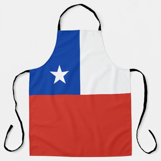 Vlag van Chili Schort (Voorkant)