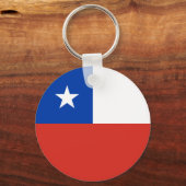 Vlag van Chili Sleutelhanger (Voorkant)